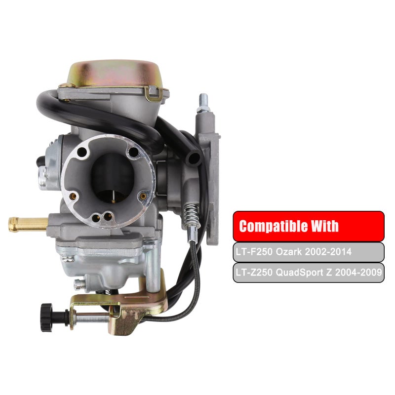 MINSTAR Ozark 250 Carburetor Fits Suzuki LT-F250 Ozark 2002-2009 2012-2014  LT-Z250 QuadSport Z 2004-2009  Replace# 13200-21G10 13200-05G22 - Image 3
